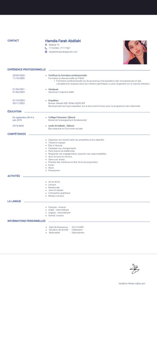 Jeune diplômé motivé à la recherche d'emploi