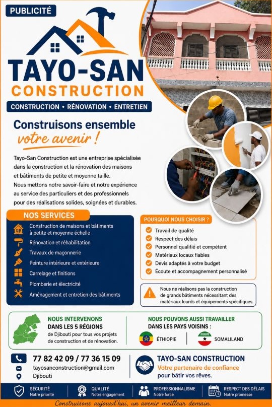 TAYO-SAN Construction et Multiservices Électricité et Climatisation