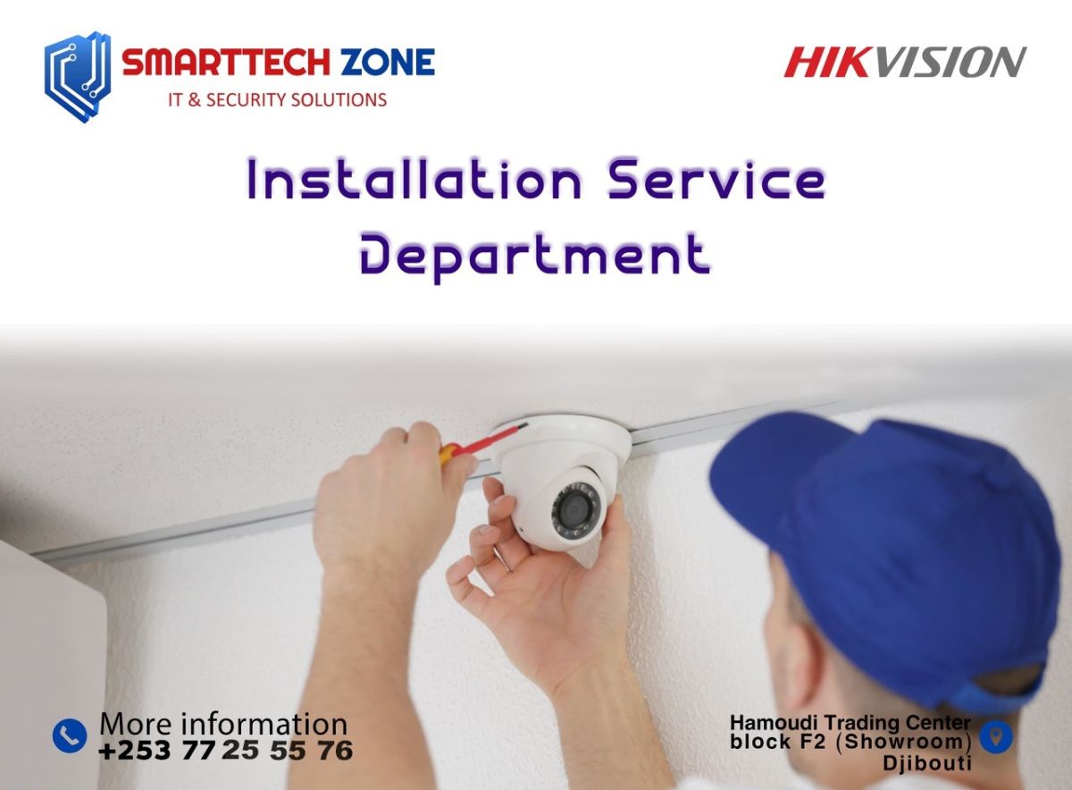 Installation professionnelle de systèmes de sécurité et réseaux – SmartTech Zone