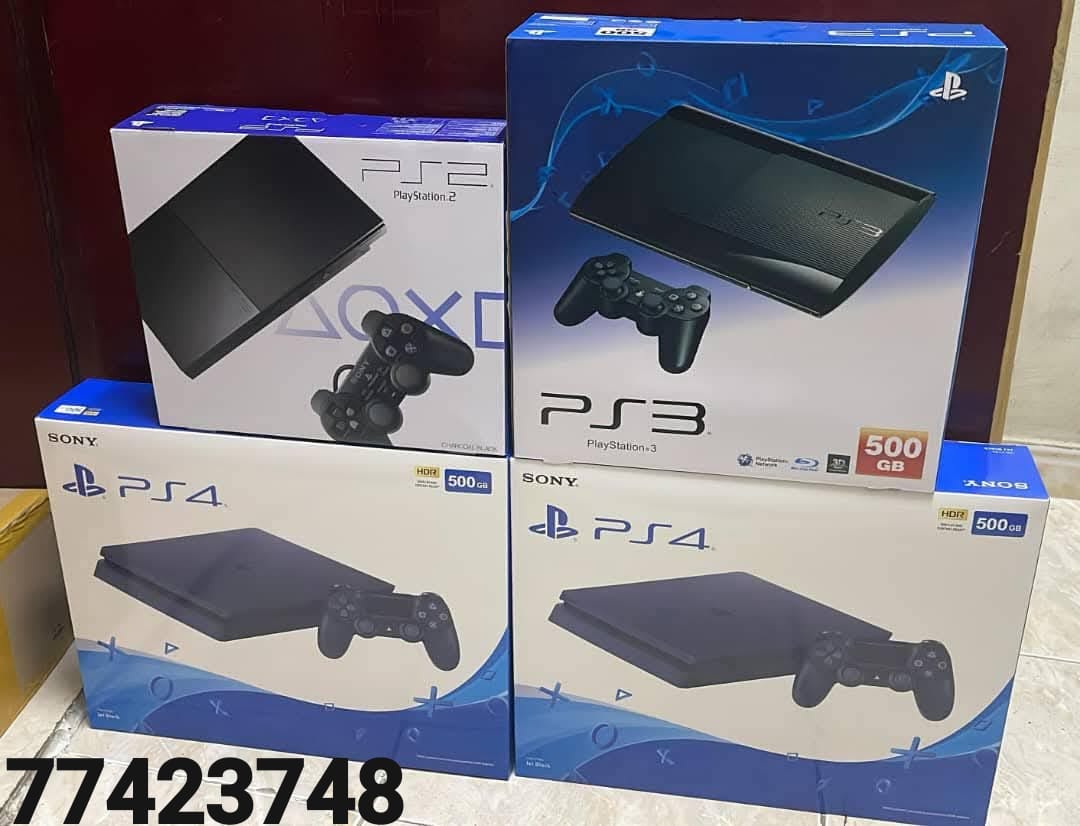 maintenant disponible: console PlayStation 2 3 4 à vendre nouveau avec jeux tout accessoires Et aussi Installation tout les jeux et programmes pour Playstation 4. 3 & 2